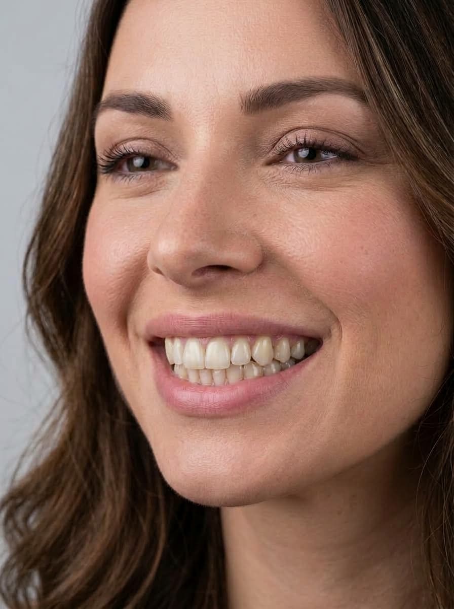 Before smile treatment